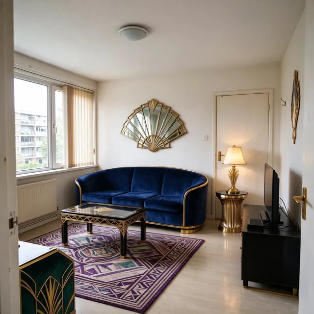 Art Deco living room