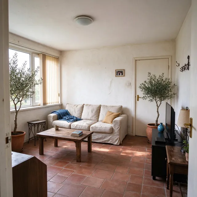 Mediterranean living room